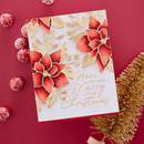 Spellbinders Etched Dies - Poinsettia Bloom, S4-1293