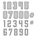 Spellbinders Etched Die Set - Jersey Numbers Set, S4-1295 by Justine Dvorak