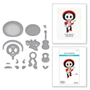 Spellbinders Etched Dies - Dancin' Day of the Dead Boy, S4-1308
