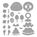 Spellbinders Etched Dies - Dancin' Day of the Dead Girl, S4-1309