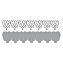 Spellbinders Etched Dies - Timeless Hearts Border, S4-1341