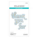 Spellbinders Etched Dies - Stitched Thank You & For You,  S4-1355