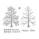 Spellbinders Etched Dies - Faux Embroidered Spruce, S4-1365