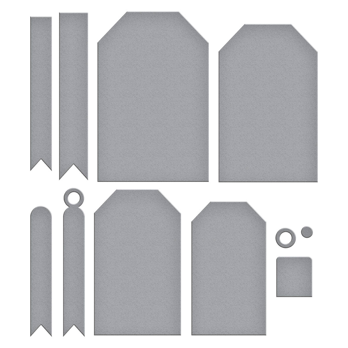 Spellbinders Etched Dies - Esential Tags, S4-1375