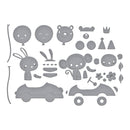 Spellbinders Etched Die Set - Go Cart Go, S4-1400