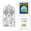Spellbinders Etched Die Set - Pretty Birds, S4-1406