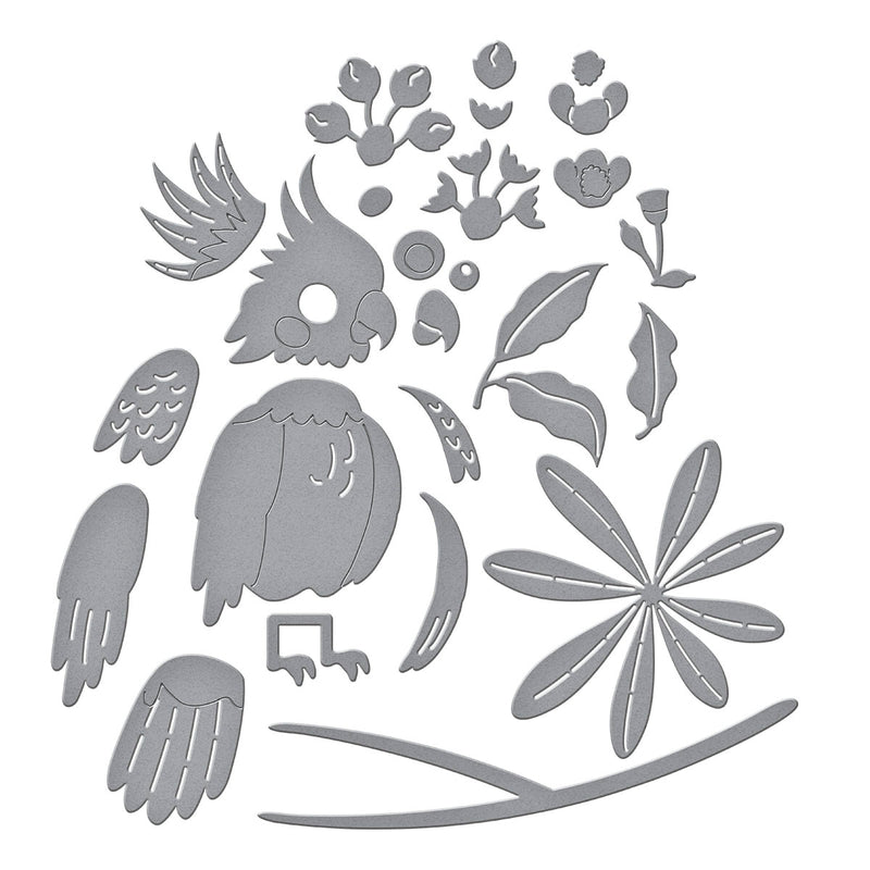 Spellbinders Etched Die Set - Flying High, S4-1407