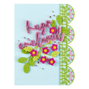 Spellbinders Etched Die Set - Berry Fields Border, S4-1414