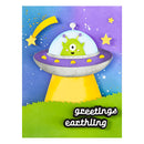 Spellbinders Etched Dies - UFO Friend,  S4-1419 by Simon Hurley