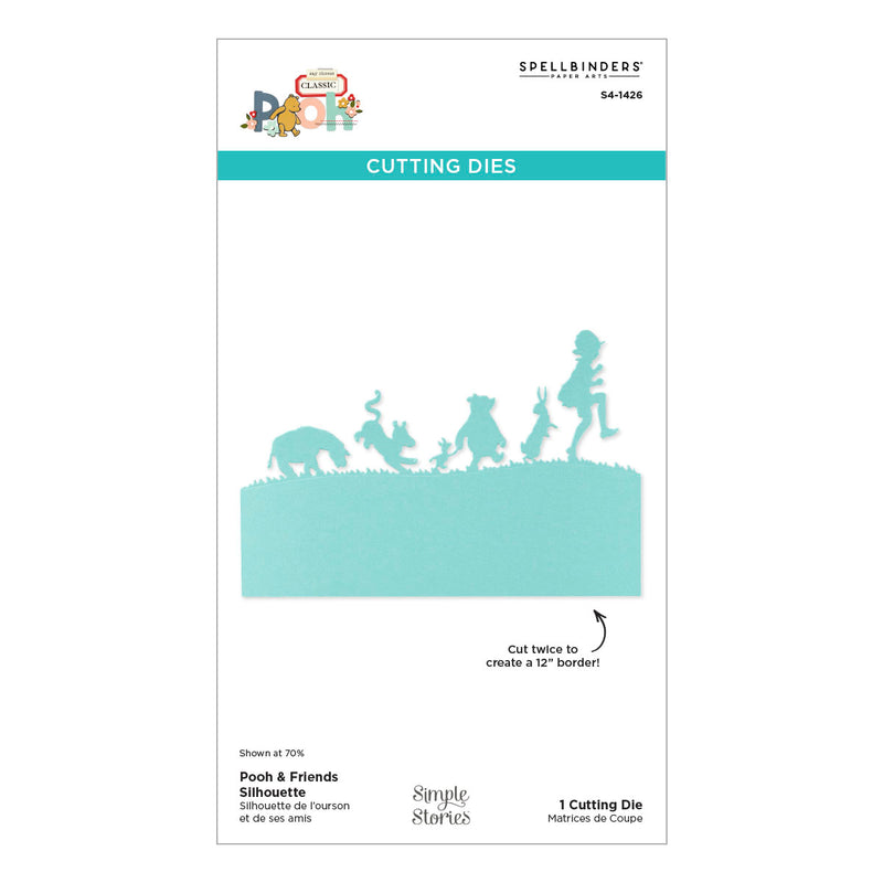 Spellbinders Etched Die Set - Pooh & Friends Silhouette, S4-1426