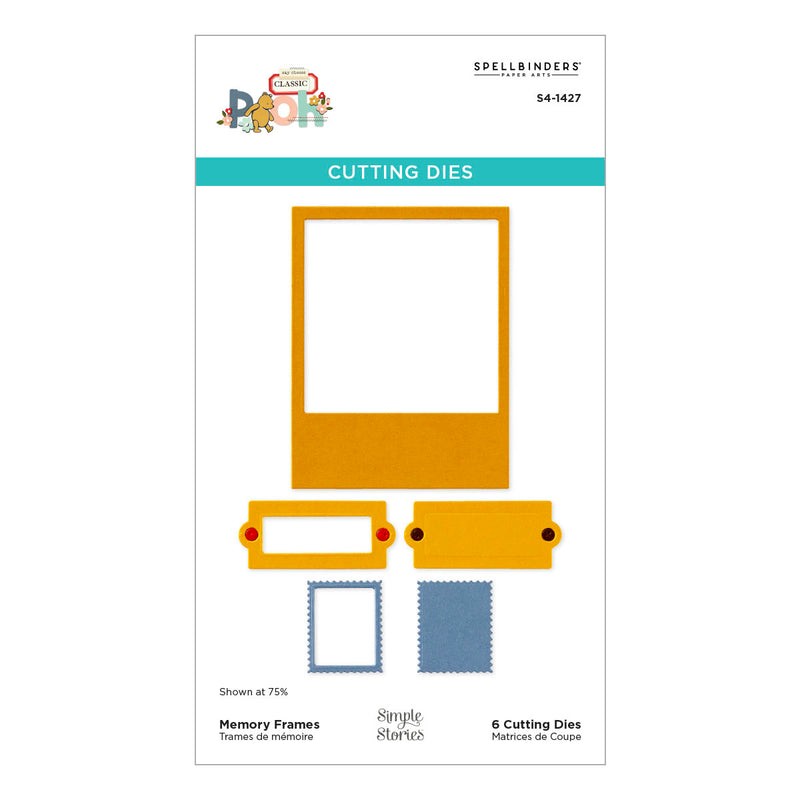 Spellbinders Etched Die Set - Memory Frames, S4-1427