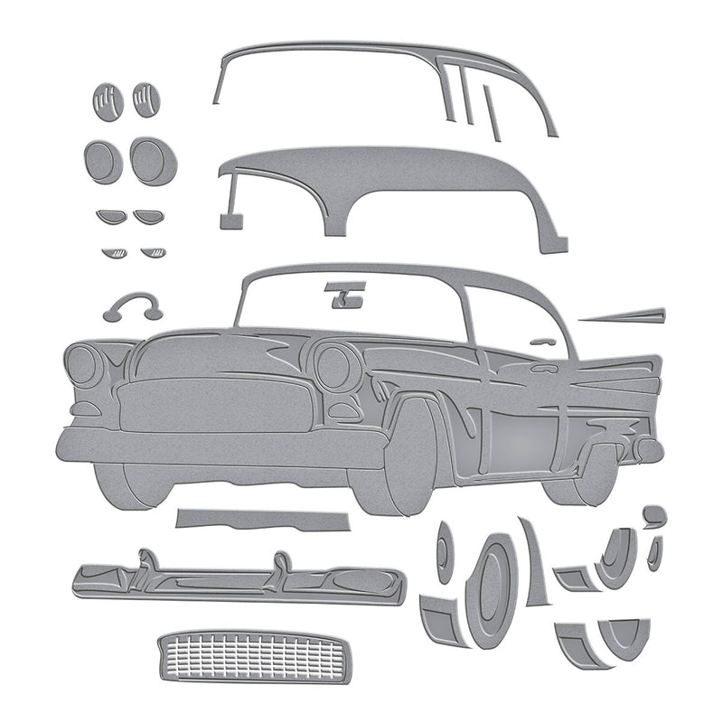 Spellbinders Etched Die Set - Classic Car, S4-1444 by Mindy Eggen