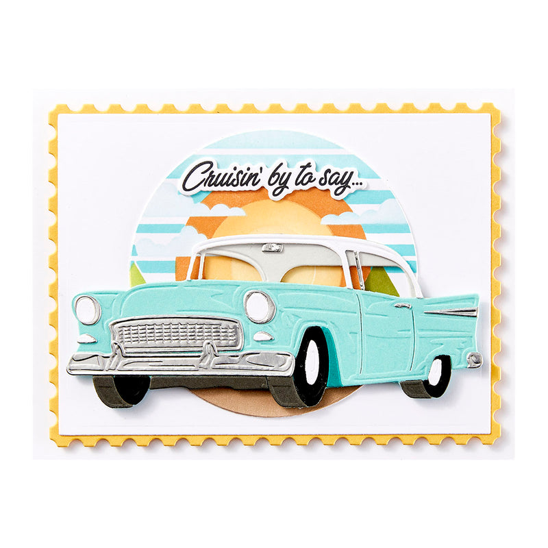Spellbinders Etched Die Set - Classic Car, S4-1444 by Mindy Eggen