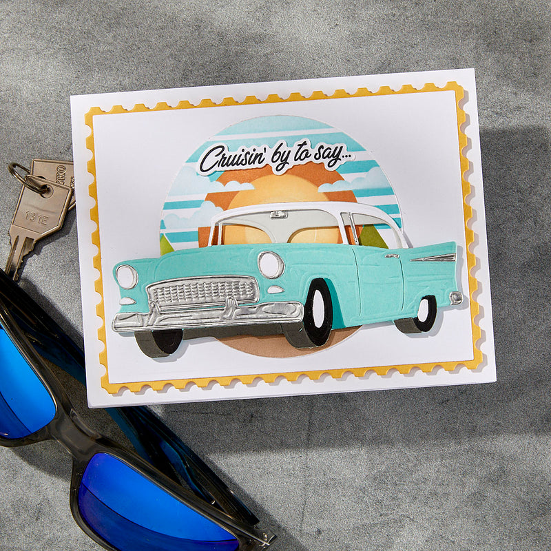Spellbinders Etched Die Set - Classic Car, S4-1444 by Mindy Eggen
