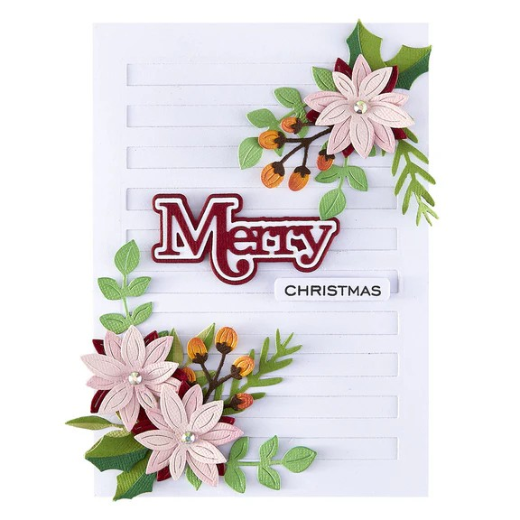 Spellbinders Etched Dies - Christmas Foilage, S4-1452 by Lisa Horton