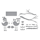 Spellbinders Etched Dies - Little Birdies, S4-1453