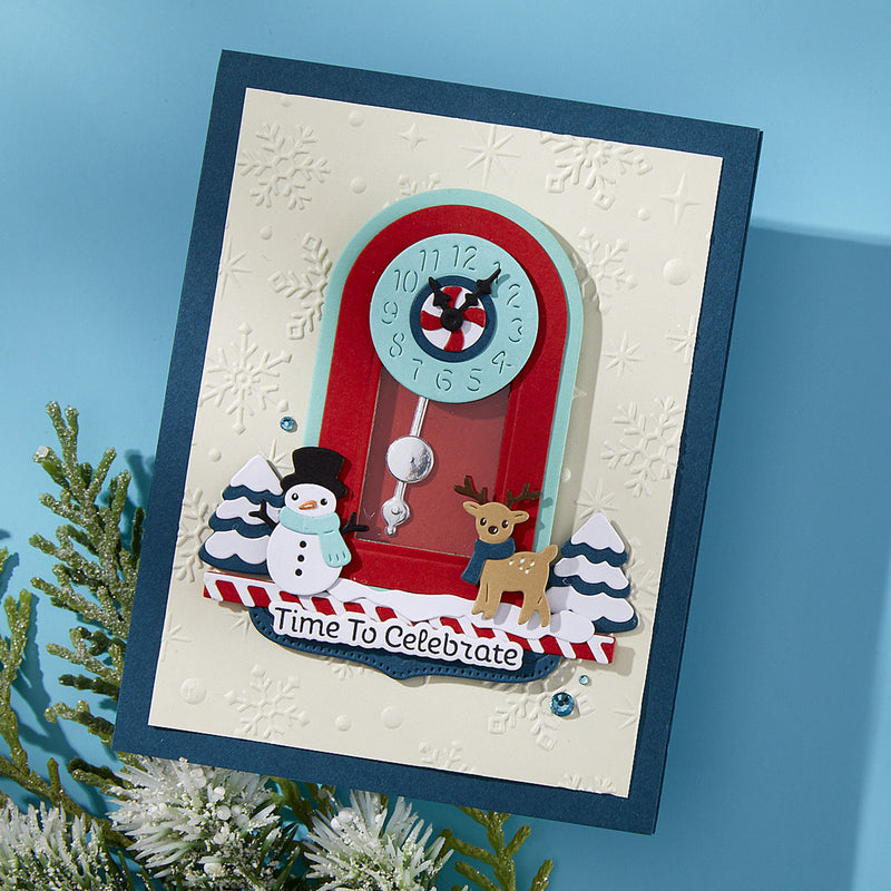Spellbinders Etched Dies - Cuckoo Cottage Chiming Christmas, S4-1464