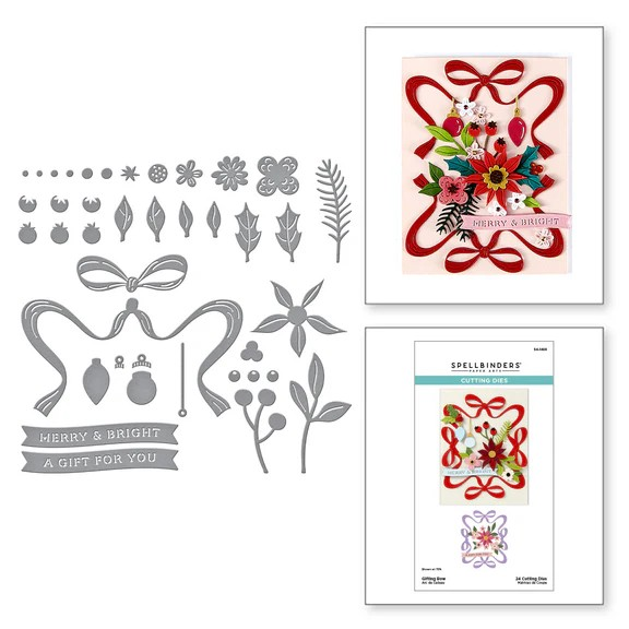 Spellbinders Etched Dies - Gifting Bow, S4-1468