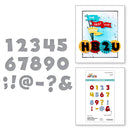 Spellbinders Die Bundle - Say Cheese Classic Mouse Alphabet & Numbers, BD-0968