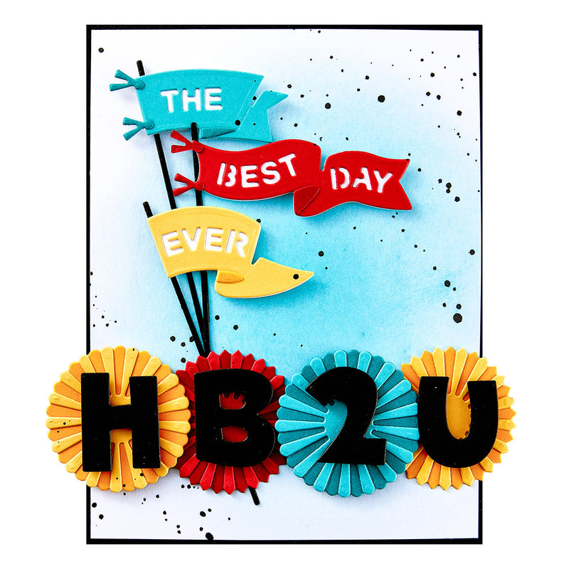 Spellbinders Etched Die Set - Classic Mouse Numbers & Punctuation, S4-1469