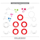 Spellbinders Etched Die Set - Frame & Sentiments, S4-1470