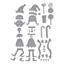 Spellbinders Etched Dies - Santa's Elves, S4-1472 by Simon Hurley