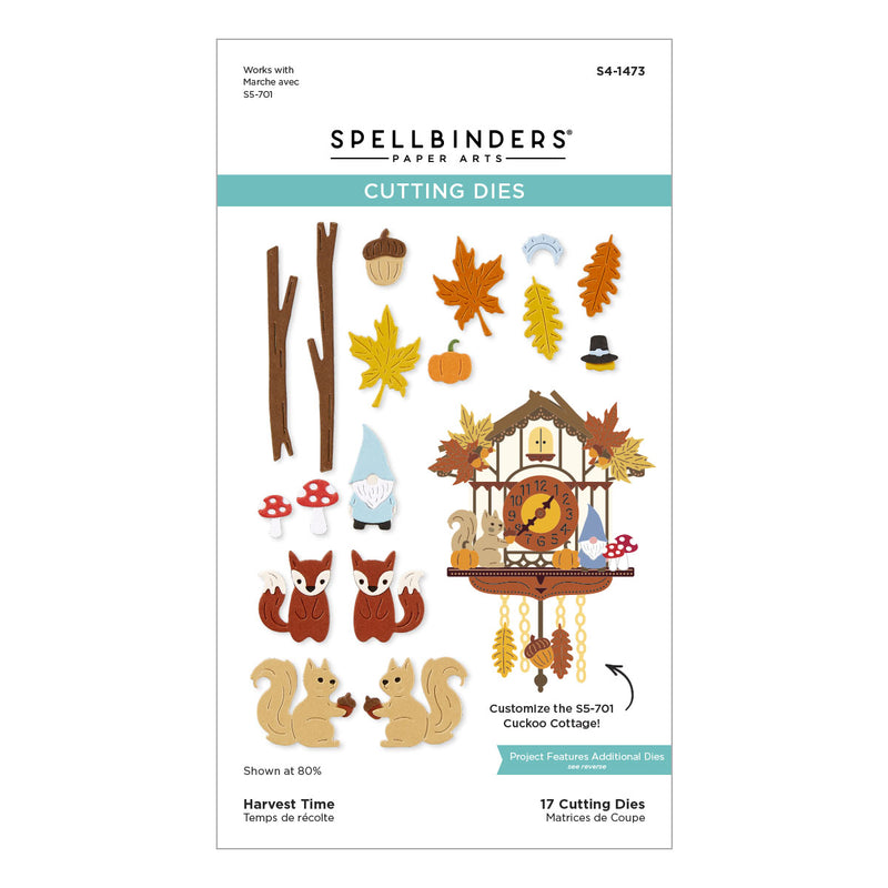 Spellbinders Etched Dies - Cuckoo Cottage Die Bundle, BD-0987