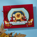 Spellbinders Etched Dies - Cuckoo Cottage Harvest Time, S4-1473