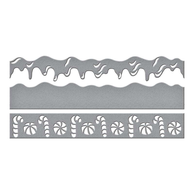 Spellbinders Etched Dies Candy Christmas - Sweet Borders, S4-1486