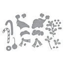 Spellbinders Etched Die Set - Classic Mouse Christmas Embellishments, S4-1496