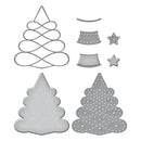Spellbinders Etched Dies - Stitched Christmas Tree, S5-596