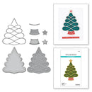 Spellbinders Etched Dies - Stitched Christmas Tree, S5-596