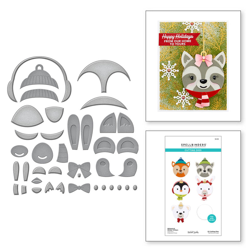 Spellbinders Cutting Dies - Whimsical Winter Critters, S5-612 by Nichol Spohr