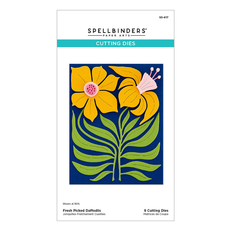 Spellbinders Etched Dies - Fresh Picked Daffodils, S5-617
