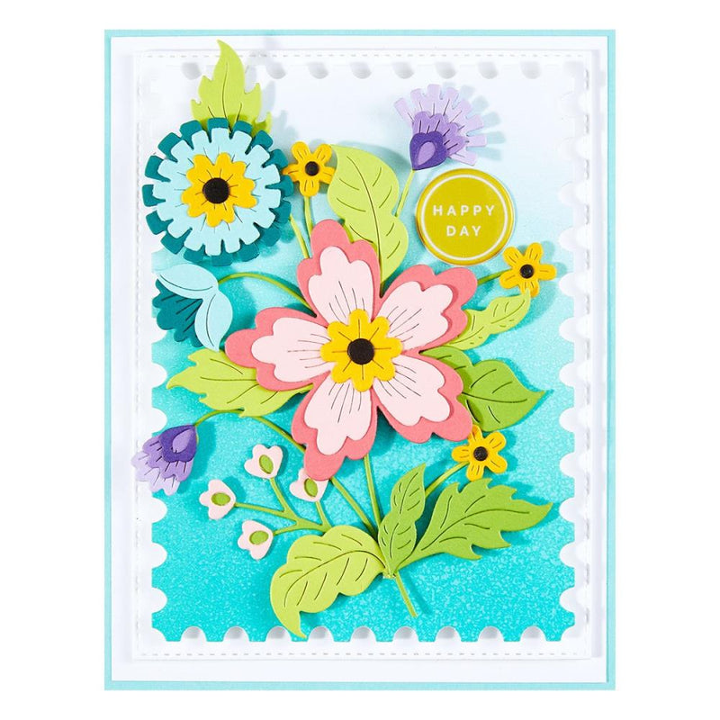 Spellbinders Etched Die Set - Nested Postage & Tag, S5-635
