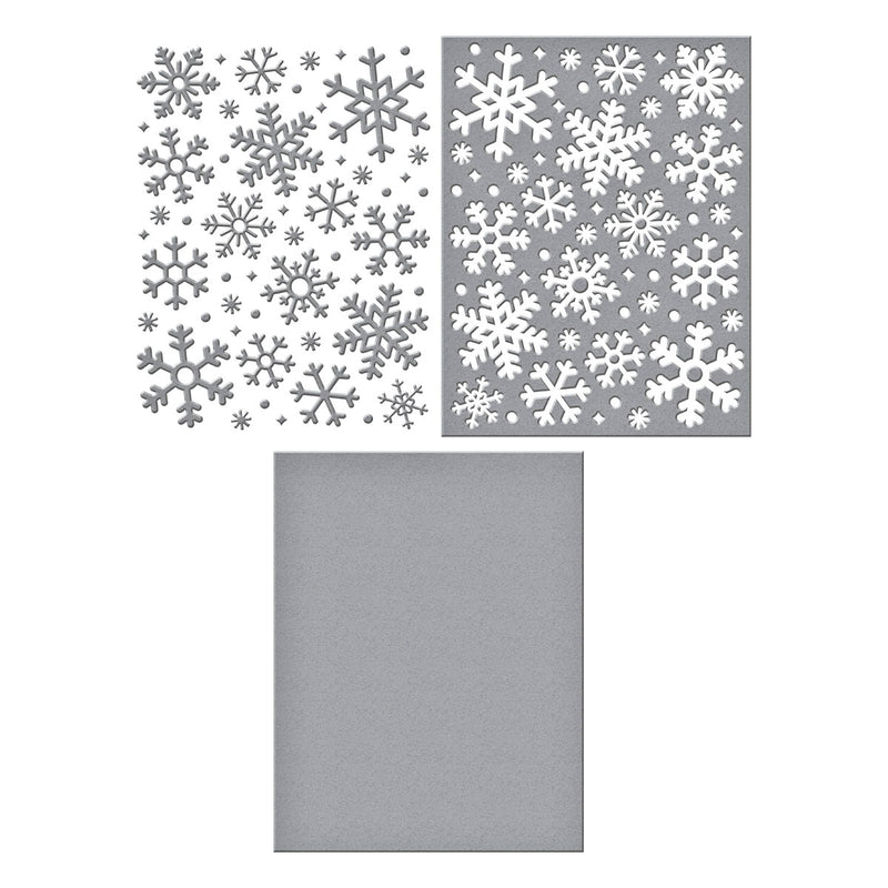 Spellbinders Etched Dies - Frozen Flurries, S5-652