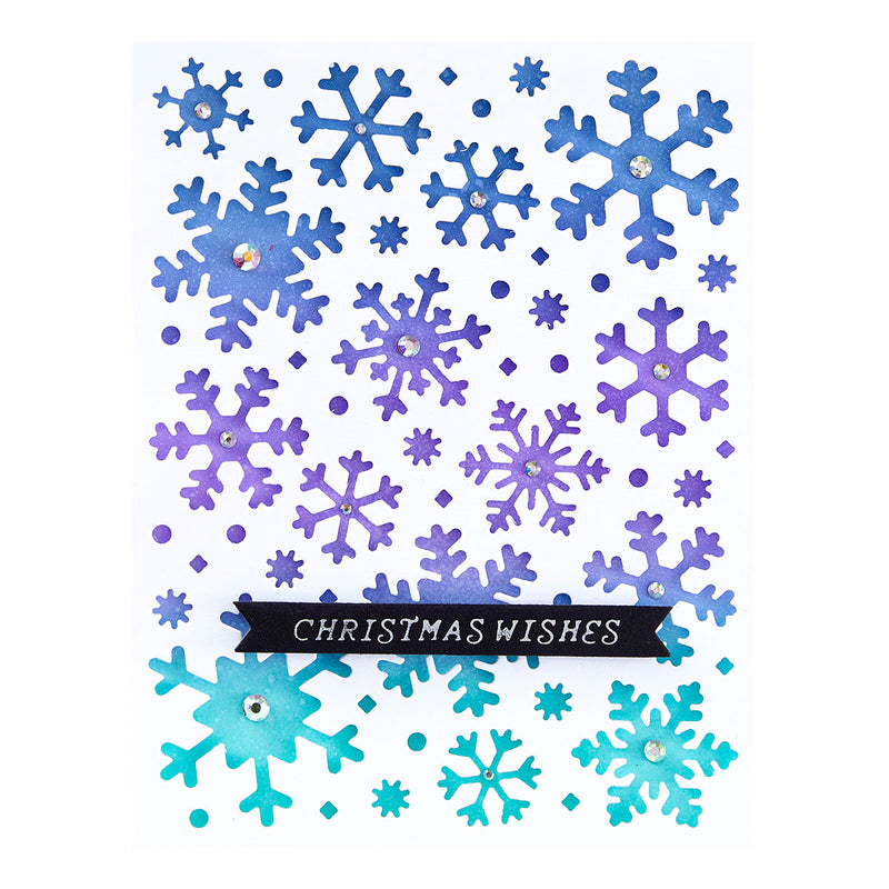 Spellbinders Etched Dies - Frozen Flurries, S5-652