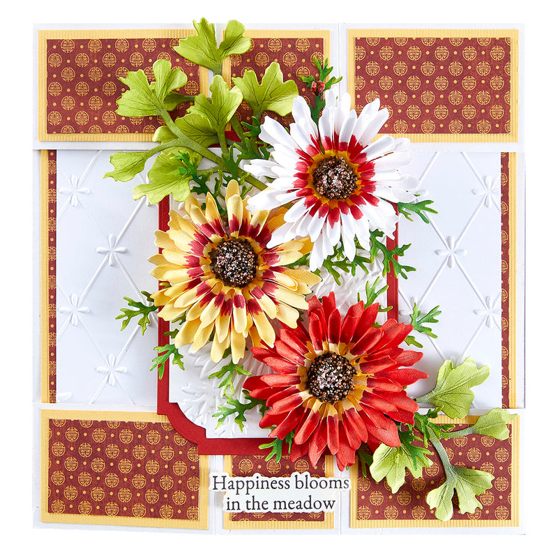 Spellbinders Etched Die Set - Painted Daisy and Ladybugs, S5-660