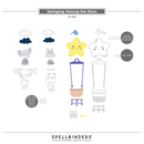 Spellbinders Etched Die Set - Swinging Among the Stars, S5-669