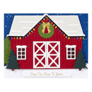 Spellbinders Etched Dies - Country Christmas Barn, S5-693