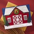 Spellbinders Etched Dies - Country Christmas Barn, S5-693