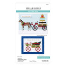 Spellbinders Etched Dies - Christmas Horse-Drawn Wagon, S5-694