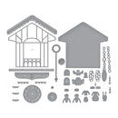 Spellbinders Etched Dies - Cuckoo Cottage, S5-701