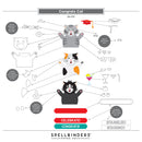 Spellbinders Etched Dies - Sending Hugs Bundle, BD-1037 by Simon Hurley