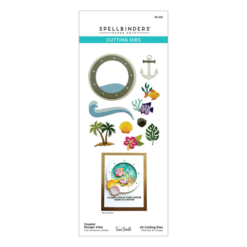 Spellbinders Etched Dies - Coastal Escape View, S6-232 by: Tina Smith