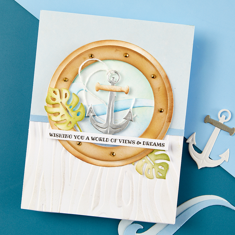 Spellbinders Etched Dies - Coastal Escape View, S6-232 by: Tina Smith