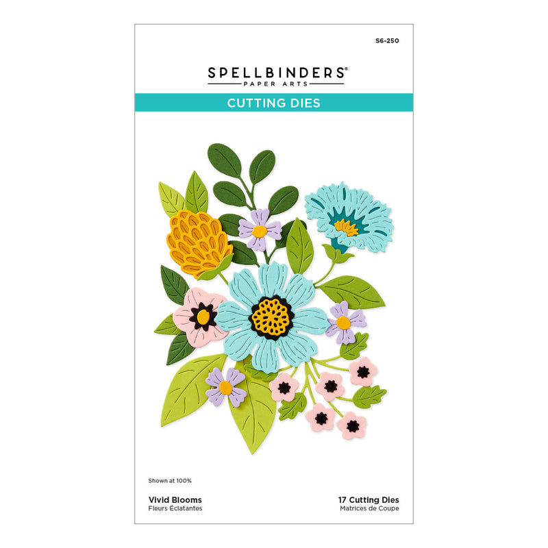 Spellbinders Etched Die Set - Vivid Blooms, S6-250