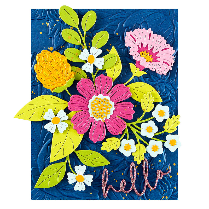 Spellbinders Etched Die Set - Vivid Blooms, S6-250