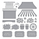 Spellbinders Etched Die Set - Flower Cart, S6-253 Simple Stories