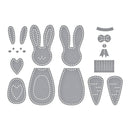 Spellbinders Etched Die Set - Felt Carrot Companion, S6-255 by: Nichol Spohr